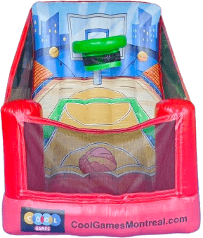 Jeu de basketball gonflable