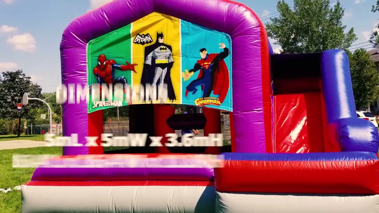 Jeu Gonflable Superheroes
